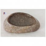 River stone bowls and trays safety for food
