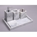 Home Decorative Modern Green Square Marble Serving Tray