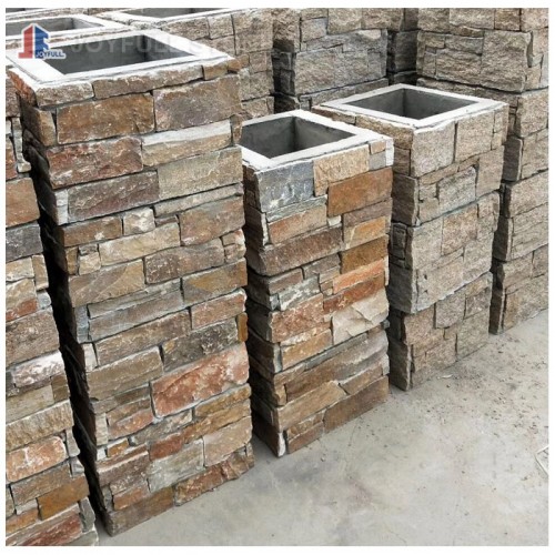 Rust  Slate Stone quartz wall panels