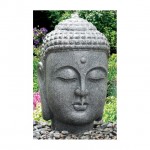 Buddha head water fountains granite buddha fountain