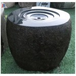 Natural stone basins boulder stone bowls fountains