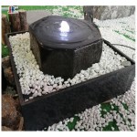 Natural stone basins boulder stone bowls fountains