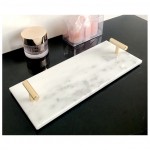 Home Decorative Modern Green Square Marble Serving Tray