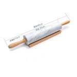 White Stone Rolling Pin for Baking