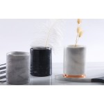 Multi-functional Scandinavia marble jar with lid marble home decor