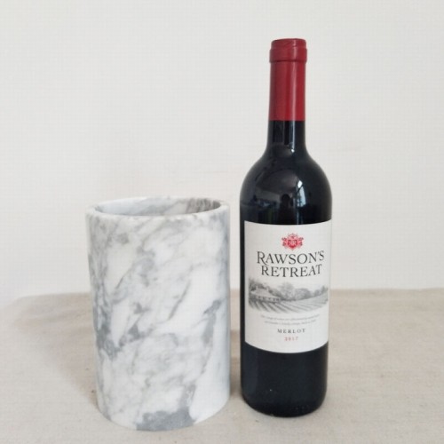 Natural marble stone wine bottle cooler Chiller marble decor