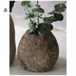 Decorative River stone vase river stone candle holders