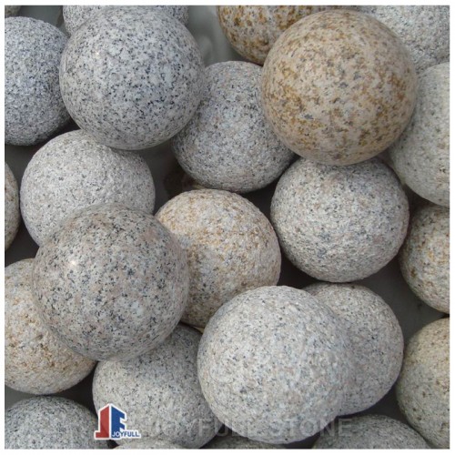 Granite spheres, granite balls for landscaping