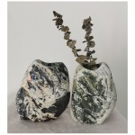 Natural Colorful Stone Vase for Garden