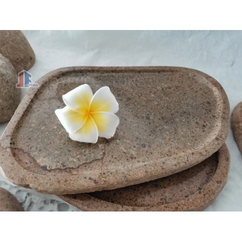 New Design River Stone Dish Tray for home decorations