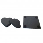 Heart Shape Natural Slate Coasters 