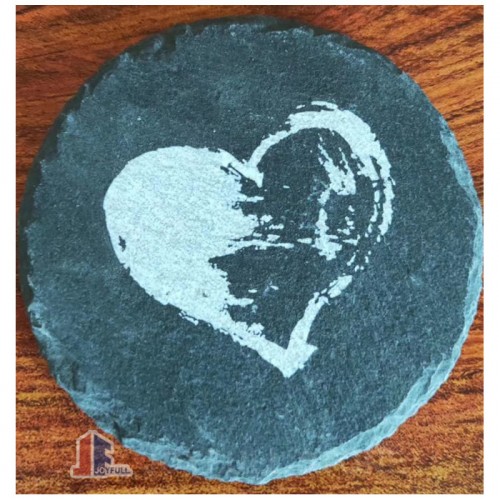 Drinks and Beverage Engraved Stone Slate Coasters