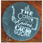 Trademark Square Slate Drink Coaster