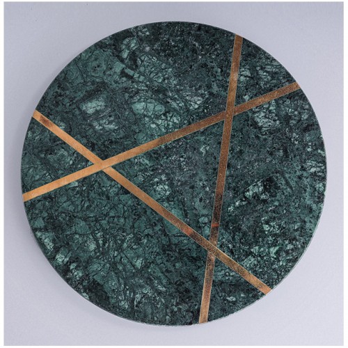 Home Decorative Modern Green Square Marble Serving Tray