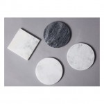 White grey and green colour Natural marble coasters set