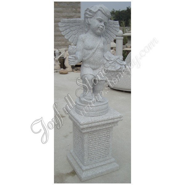 KC-963, Garden Angel Statue With Pedestal