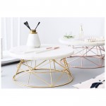 Marble cake racks cake stand with metal base