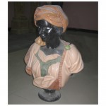 African black woman bust statue sculpture