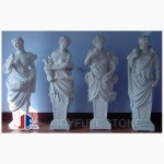 Outdoor marble four seasons statue for garden