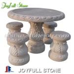 GT-051, Pink granite table set