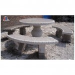 GT-051, Pink granite table set