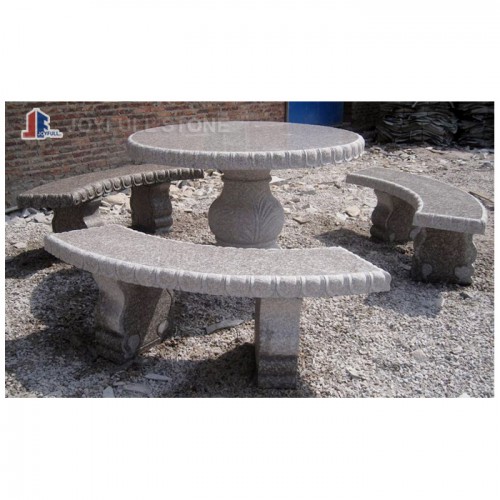 GT-051, Pink granite table set