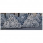 Snow wave combination landscaping rocks landscaping stone