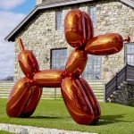 Jeff Koons Style Colorfull Balloon Dog Carving