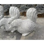 KZ-393, Modern Carved Hen Chicken Stone Statues