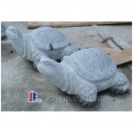 KZ-303,Hand Carved Stone Sea Turtles mother and Baby