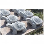 KZ-303,Hand Carved Stone Sea Turtles mother and Baby