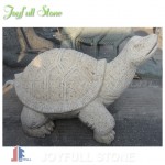 Solid Grey Granite Turtle Sculpture for garden