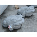 Outdoor Garden Granite Frog Statue Figurine