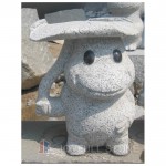 Outdoor Garden Granite Frog Statue Figurine