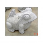 Lovely Stoen Frog Carving for Garden 