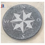 Compass Garden Stepping Stone