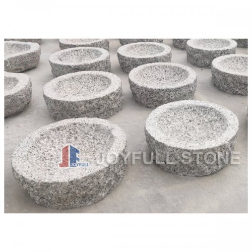 GBB-031-2, Round Stone Birdbaths for Garden