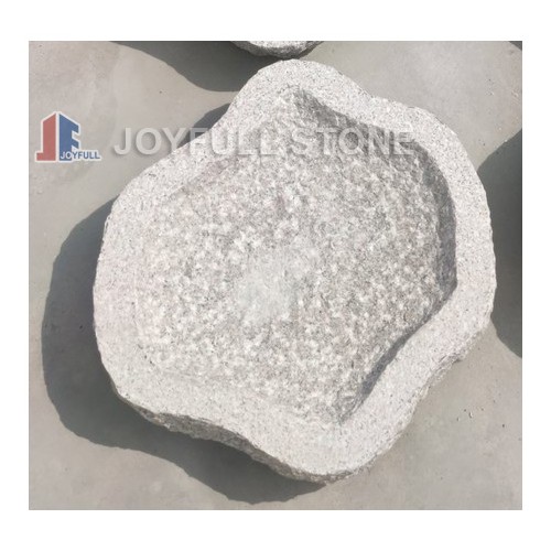 GBB-033-1, Irregular Natural Stone Bird Feeder Bowl