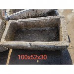 Antique Old Stone Trough in Granite