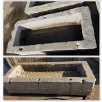 Reclaimed Weathered Old Bluestone Troughs Sink
