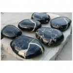 Decorative marble rock pillars, landscaping marble rock pillar