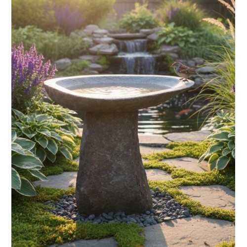 GBB-019, Birdbath jard&iacute;n de granito