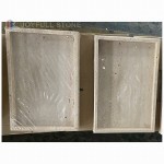 Modern simple Travertine trays rectangular shape