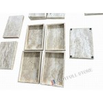 Beige Travertine trays rectangular shape