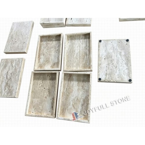 Home Decorative Modern Green Square Marble Serving Tray