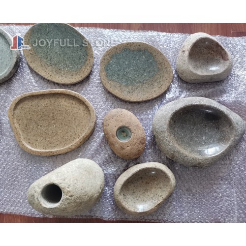 Natural stone tealight