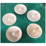 Round shape travertine incense holders for home decor