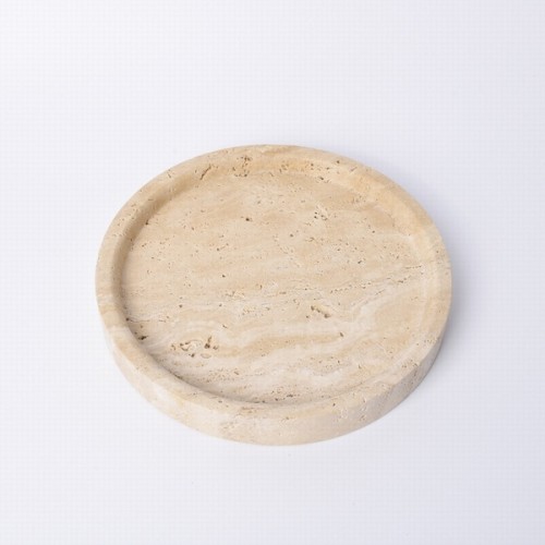 Elegant Natural Travertine Trays