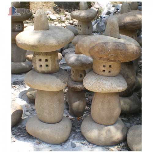 River Stone Pagoda Lantern