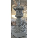 Customized high quality Okunoin lantern with dragon sculptures